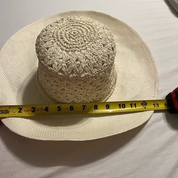 COPY - WOMAN’S white straw Hat - Picture 8 of 14